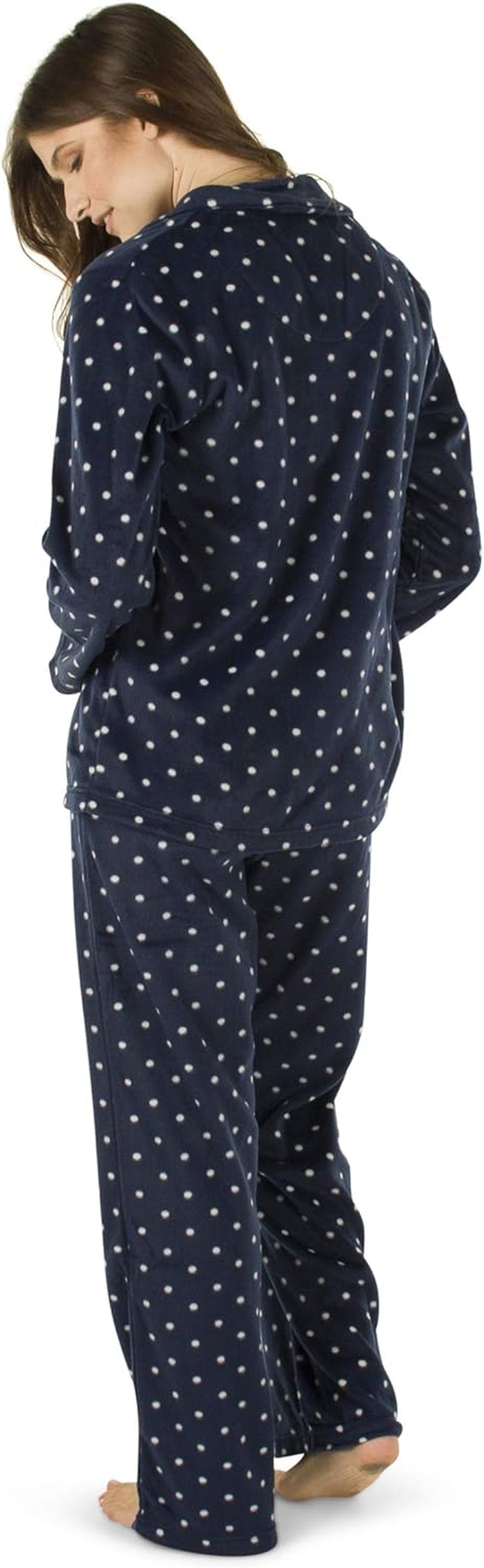 Women'S Warm and Cozy Plush Fleece Winter Pajama Set Teen and Girls