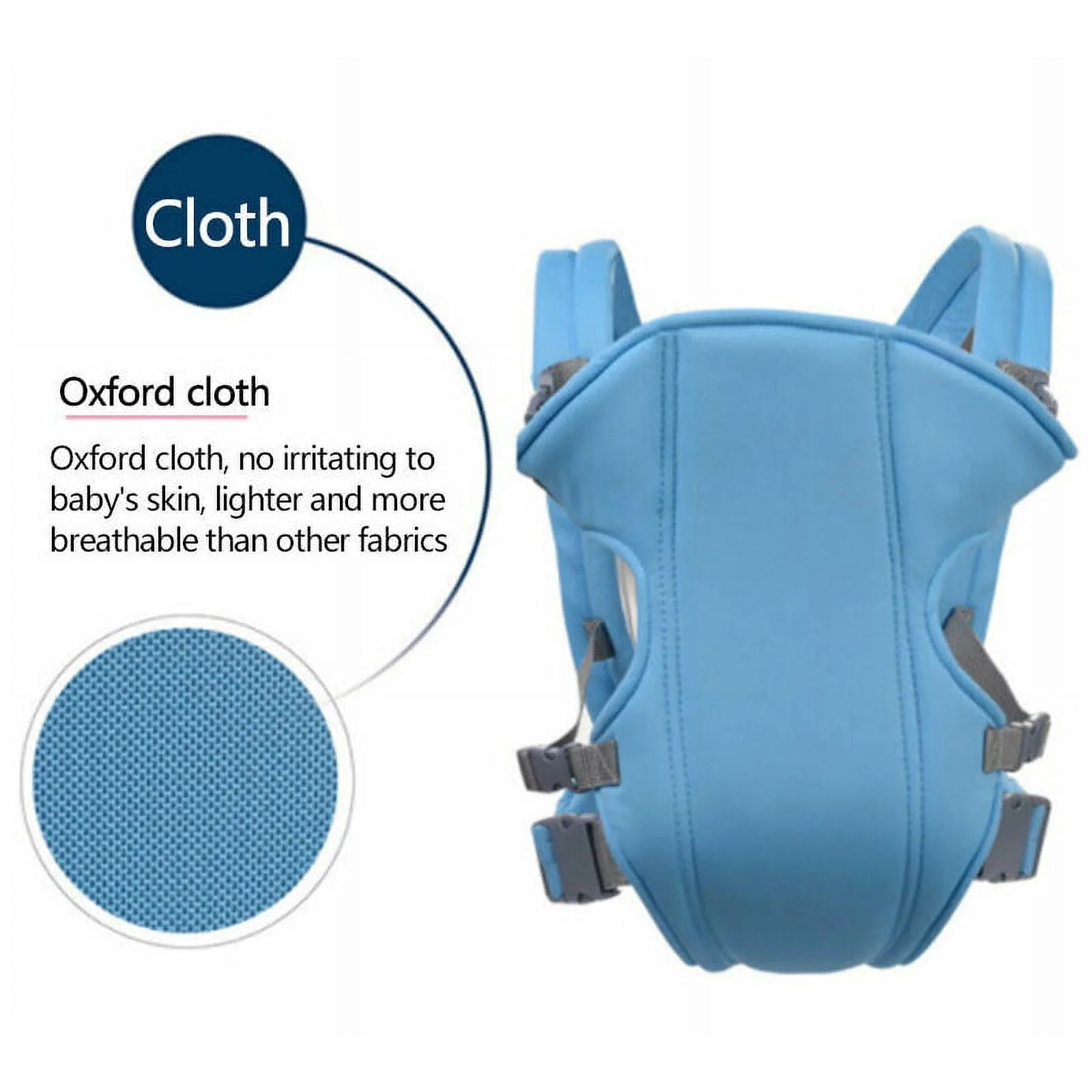 Baby Carrier, Soft Infant Newborn Baby Carrier Backpack Rider Sling, 360° Ergonomic All Season Baby Infant Toddler Newborn Carrier Front Back Wrap Rider Sling