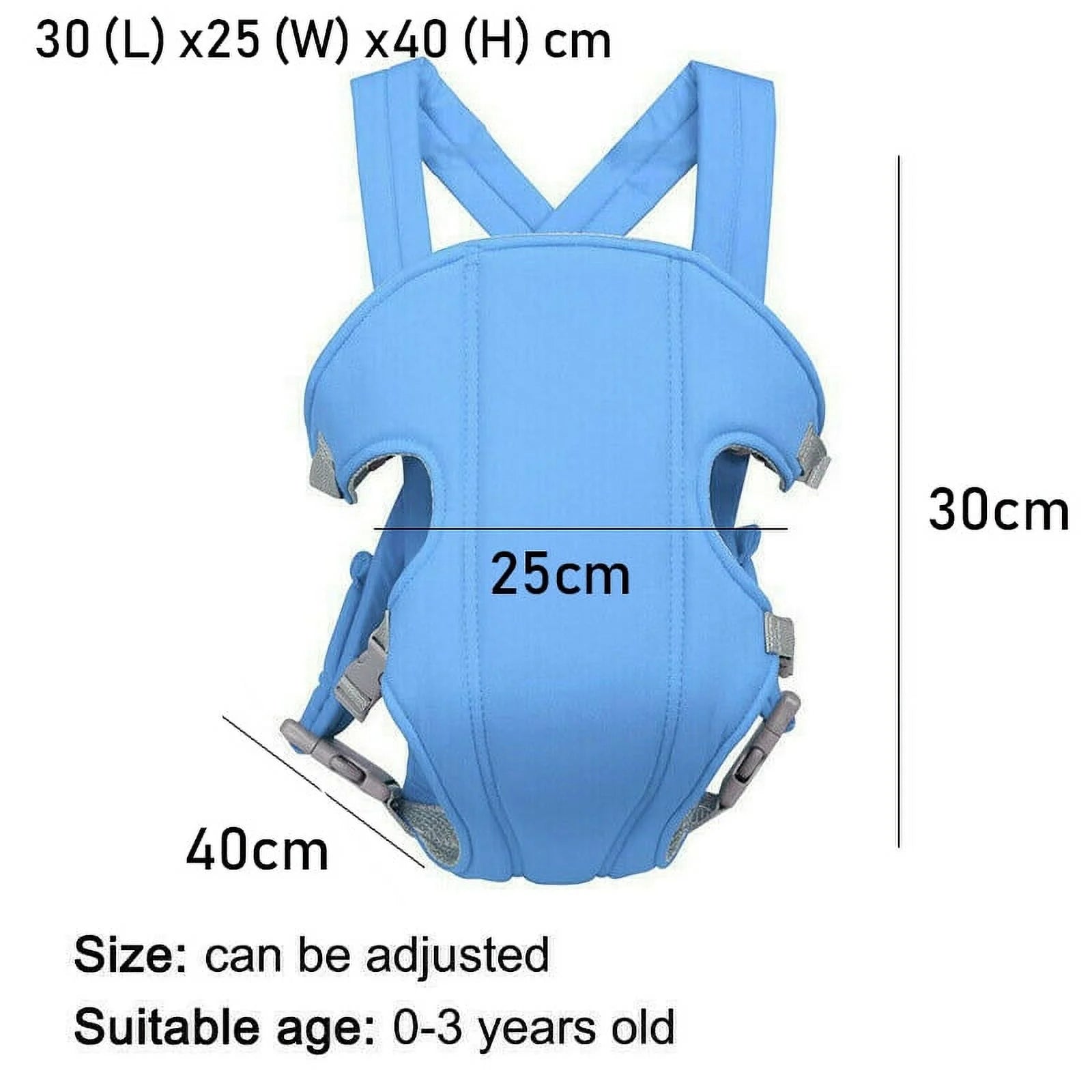 Baby Carrier, Soft Infant Newborn Baby Carrier Backpack Rider Sling, 360° Ergonomic All Season Baby Infant Toddler Newborn Carrier Front Back Wrap Rider Sling