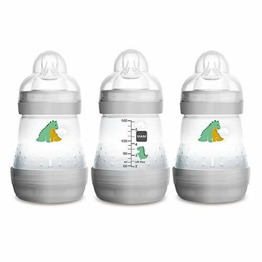 MAM Easy Start Anti-Colic Bottle 9 Oz (3-Count), Baby Assorted Colors , Sizes