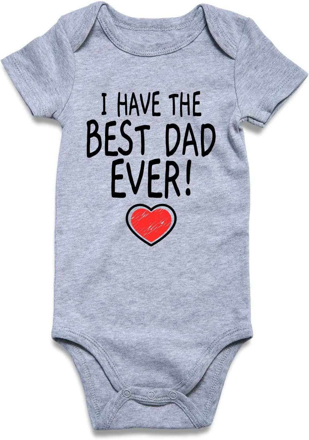 I Have the Best Daddy Ever Clothes 9-12 Months for Baby Boys Girls Featival Bodysuits Cotton Aunt Romper Outfits Palysuits Soft Skin-Friendly Jumpsuits Baby Stuff