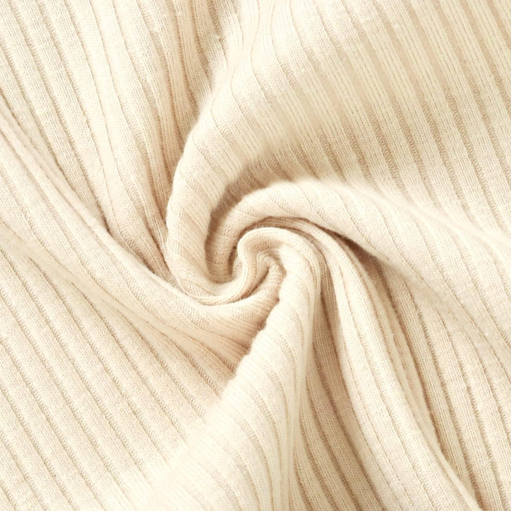 Preemie Newborn Infant Baby Girls Clothes Ribbed Bodysuit Pants Set Fall Winter Outfits