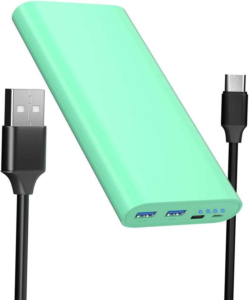 26800Mah Portable Charger Power Bank, Dual USB W/Usb-C Fast Charging Battery Pack Charger for Iphone 16 15 14 11 Pro Max XS XR, Ipad,Airpods,Samsung S22 S23, Google Pixel 6, Android Phone Etc-Green