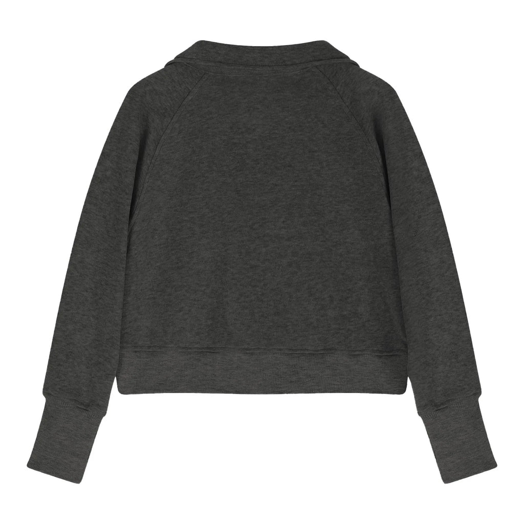 Girls Half Zip Sweatshirt Fleece Pullover Sweatshirts Fall Winter Clothes for Teen Girls Thumb Hole for 5-14 Years