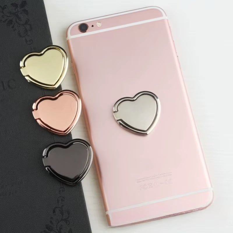 Heart Pattern Mobile Phone Finger Ring Holder Phone Accessories
