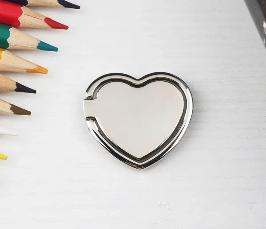 Heart Pattern Mobile Phone Finger Ring Holder Phone Accessories