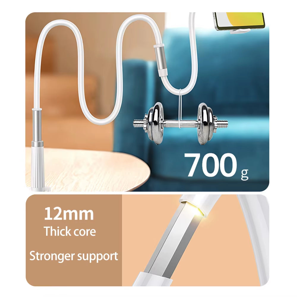 Mobile Phone Holder Stand Portable Lazy Bed Desktop Bracket Desk Mount Stand Base for Iphone Samsung Xiaomi Compatible 4-7.1Inch