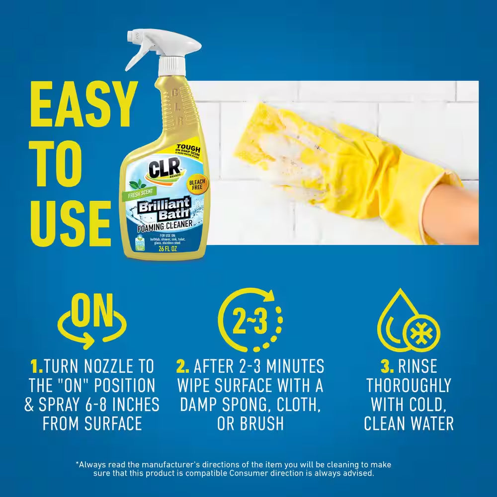 26 Oz. Brilliant Bath Bathroom Cleaner