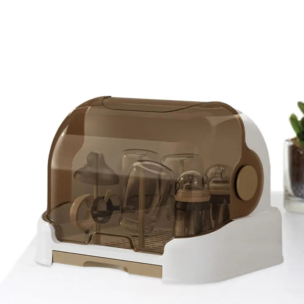 Babies Bottle Countertop Drying Rack Bottle Drying Rack with Removable Drip Tray Durable Countertop Rack for Toddler Bottles And