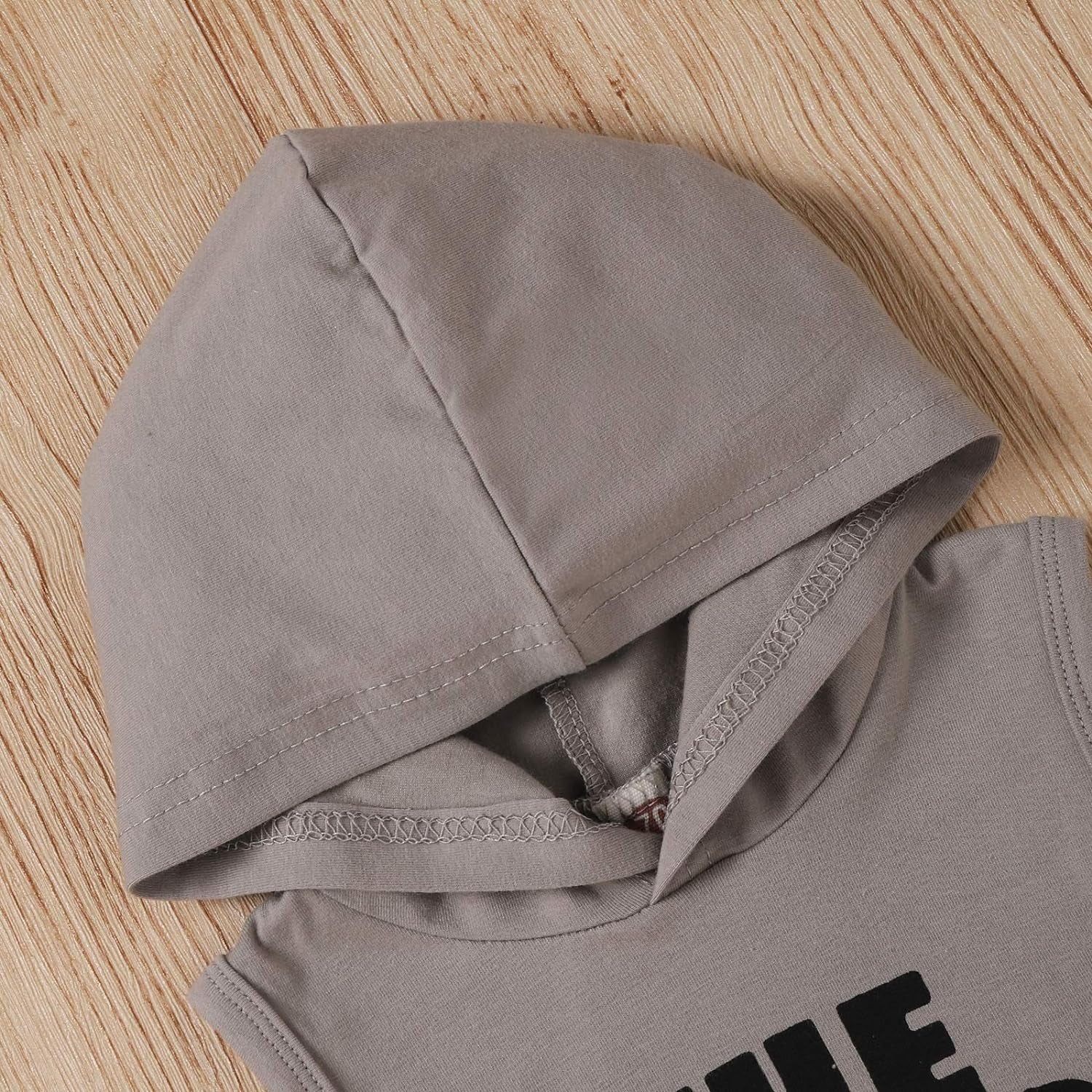 Toddler Baby Boy Summer Shorts Clothes Outfits Set, Sleeveless Hoodies Tops Camo Short 2 Pcs(Grey-The Girls Just Love Me,4 T)