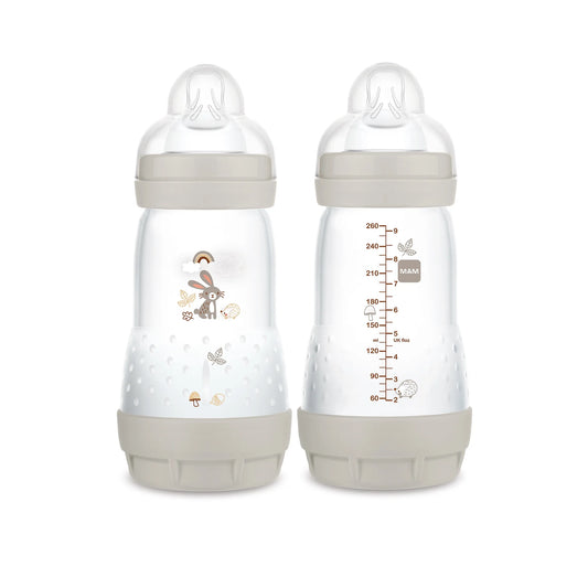 Easy Start Anti-Colic Matte Bottle 9 Oz, 2 Pack - Dune