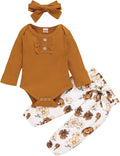 Baby Girl Clothes,Hooded Long Sleeve Printed Leopard Pants Headband Sweatshirt Toddler Outfit Clothing Sets