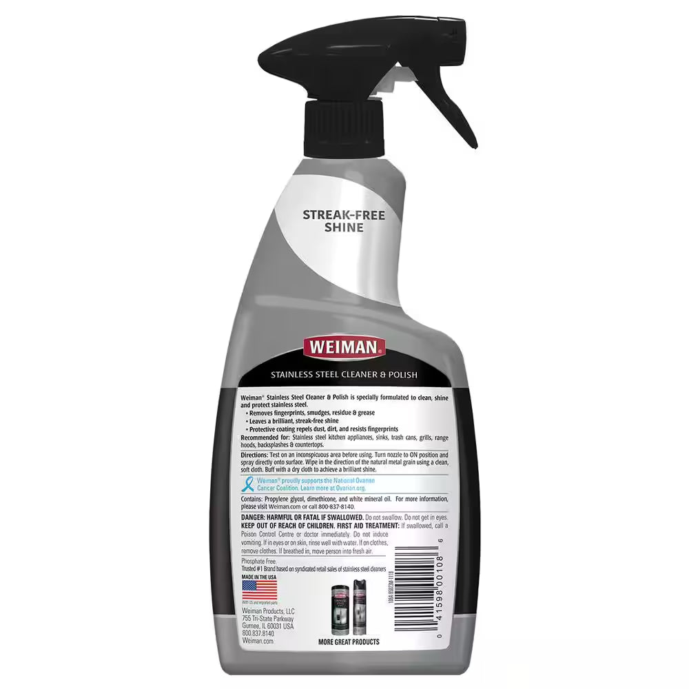 22 Oz. Stainless Steel Cleaner and Polish Spray