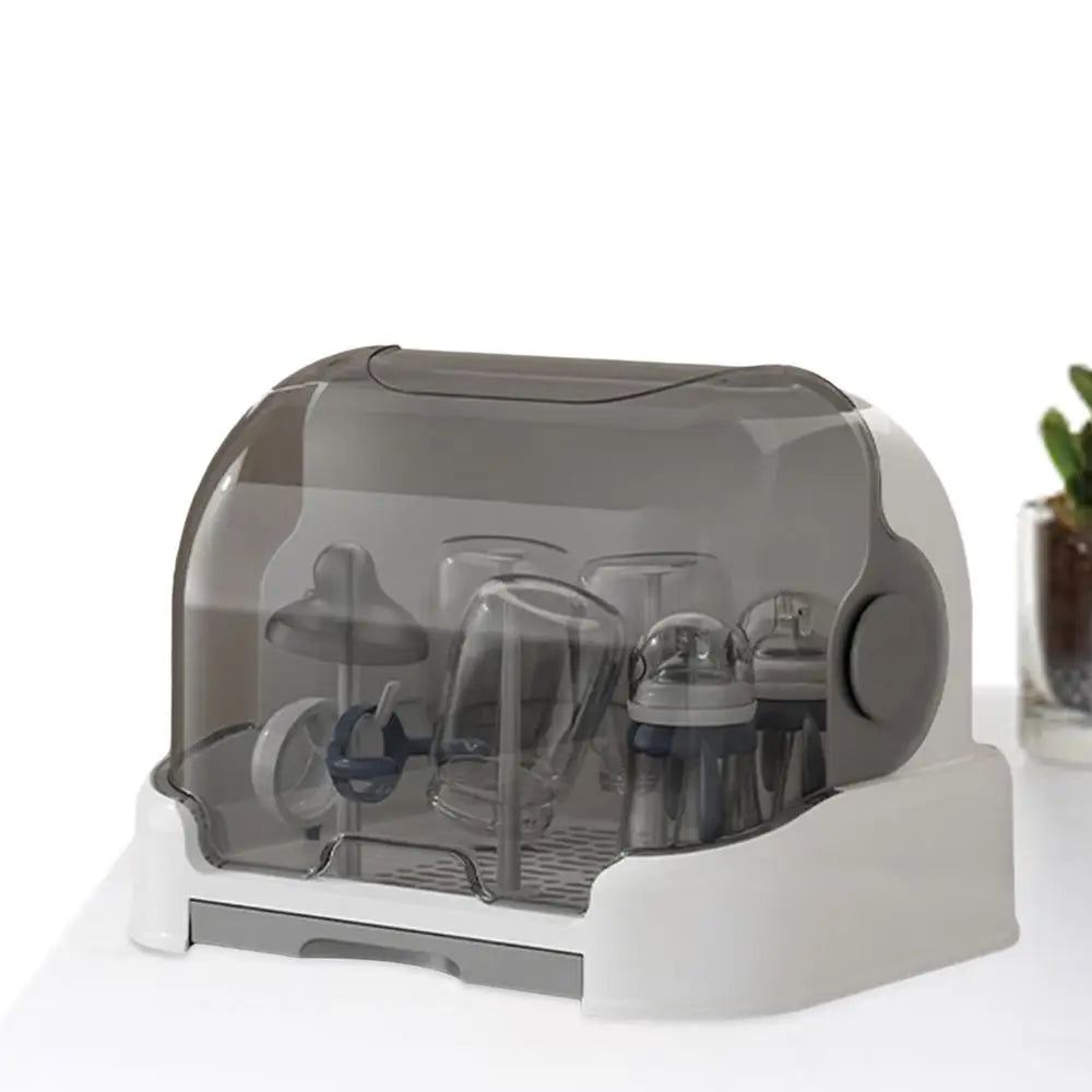 Babies Bottle Countertop Drying Rack Bottle Drying Rack with Removable Drip Tray Durable Countertop Rack for Toddler Bottles And