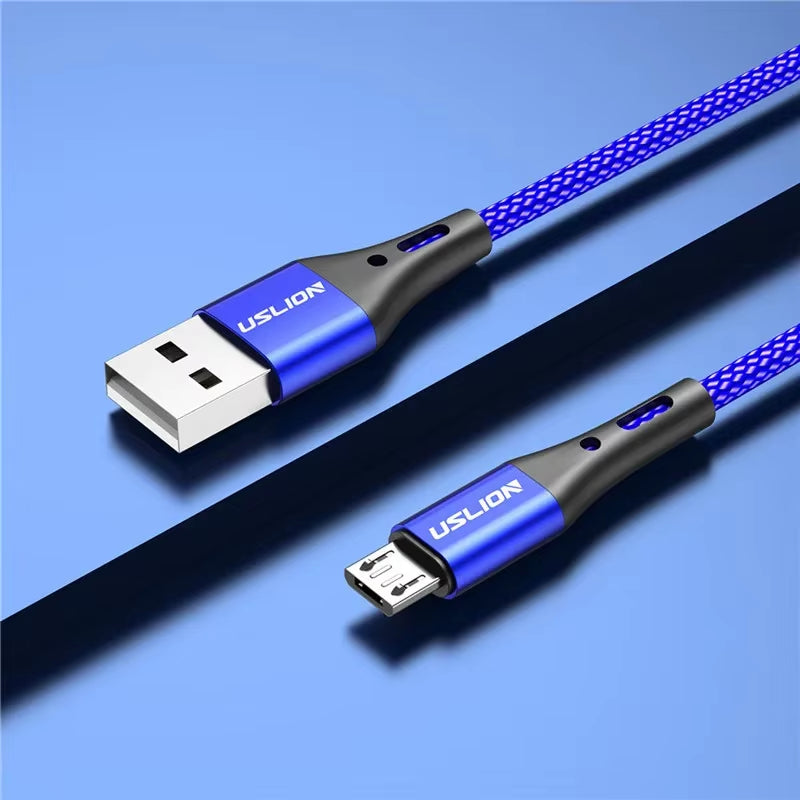 Magnetic USB Cable Micro 3A Fast Charge USB Data Cable Cord Phone Accessories Android Micro Usb Cable Mobile Phone Red