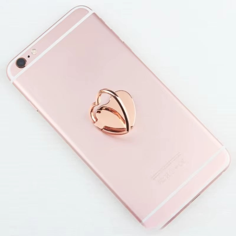 Heart Pattern Mobile Phone Finger Ring Holder Phone Accessories