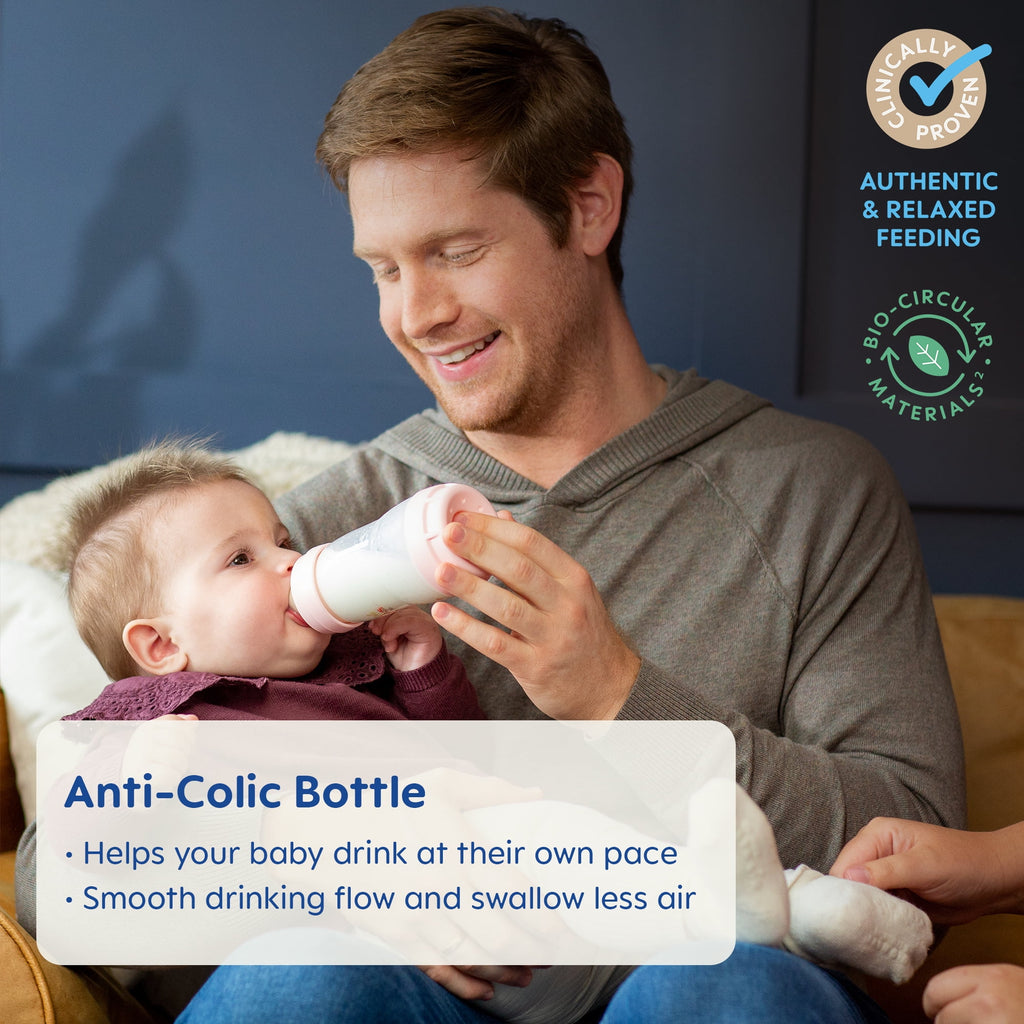 Easy Start Anti-Colic Matte Bottle 9 Oz, 2 Pack - Dune